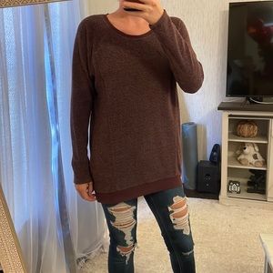 Sweater shirt with pockets
